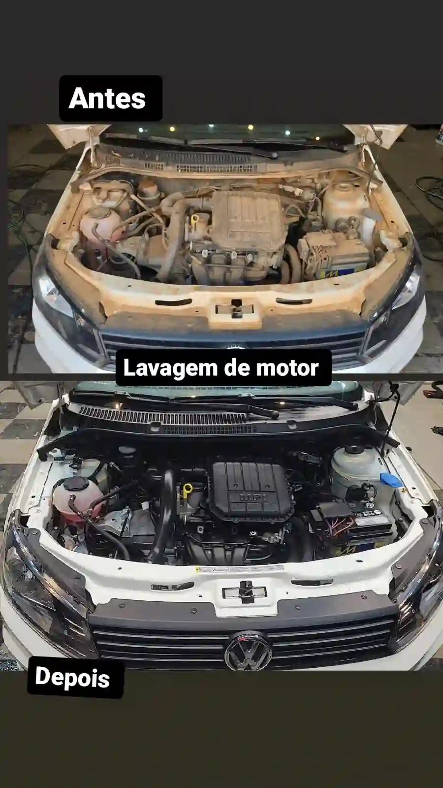 Lavagem técnica de motor